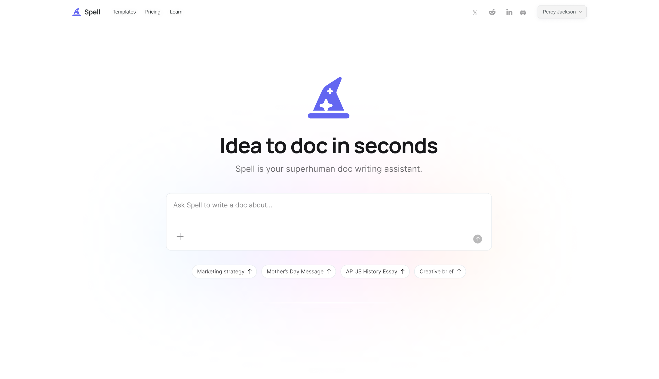 Create high quality docs in seconds